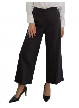 Pantaloni palazzo a vita alta con piega frontale Imperial